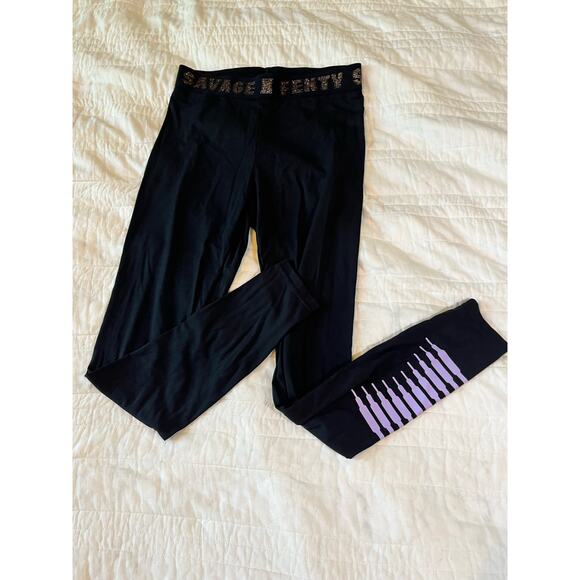 Savage X Fenty Forever Savage Jersey Legging Size Médium, Sporty Sexy Athleisure - Picture 3 of 9
